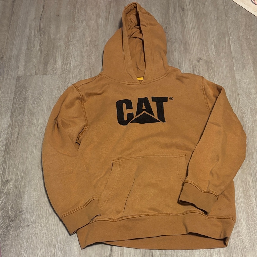 Caterpillar Tan Hoodie for Kids